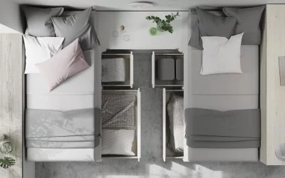 ¿Cómo planificar las camas para un dormitorio de dos o más chicos?