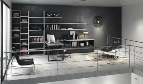 Despacho que puedes montar en casa con los muebles de la colección NOLIMITS+