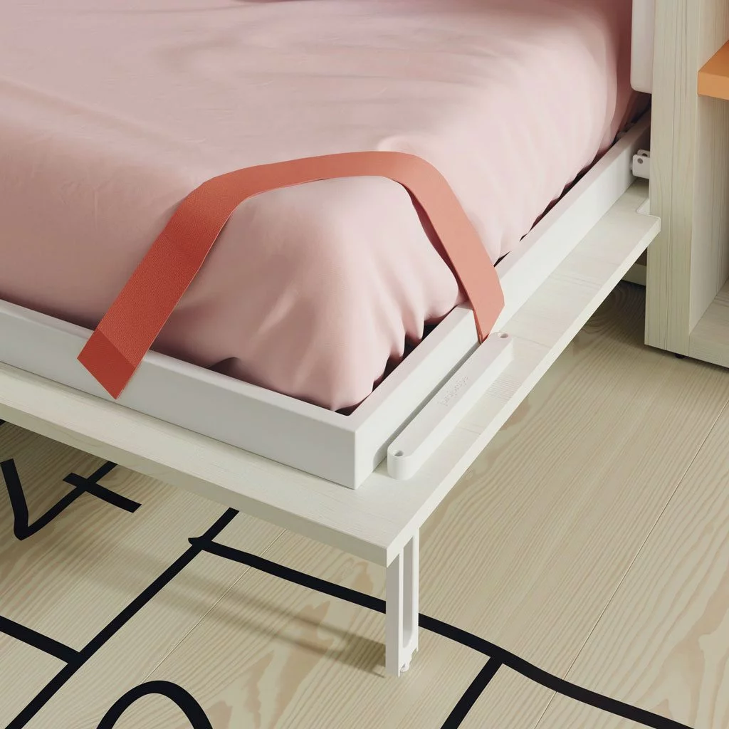 Cama abatible vertical para tener más espacio en la habitación