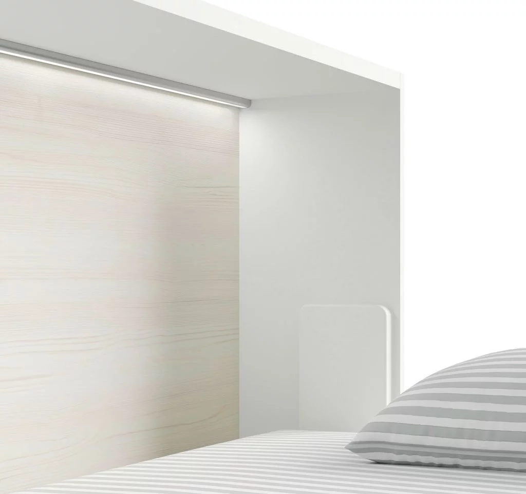 Luz led de superficie es un complemento para las camas abatibles