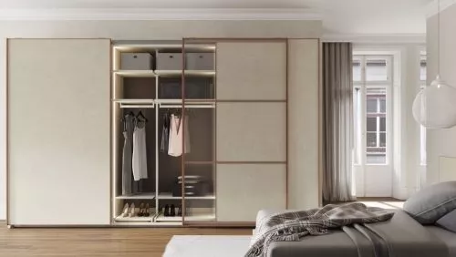 Armario Puertas Correderas Elegancia y Espacio Organizado para tu Dormitorio