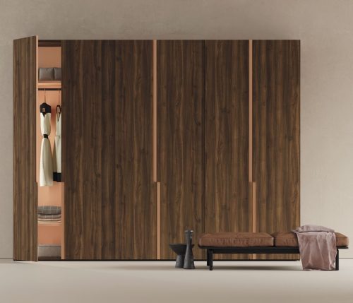 Armario de seis puertas batientes con el tirador Craft