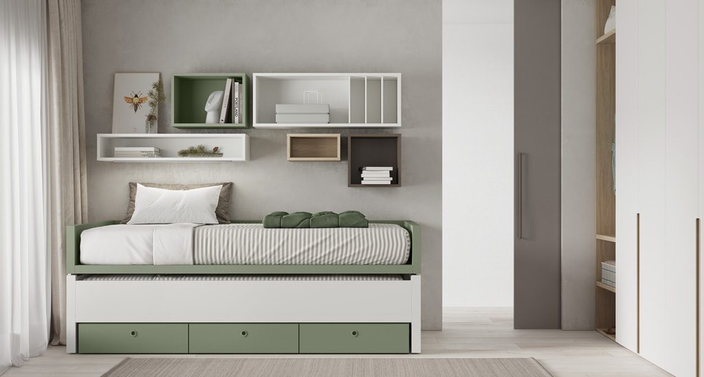 Cama nido con cajones o con arrastre: ¿cuál elegir según tu caso?