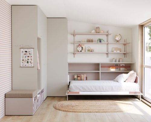 Cama abatible up&down abierta 
