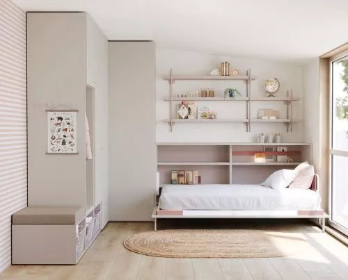 Cama abatible up&down abierta 