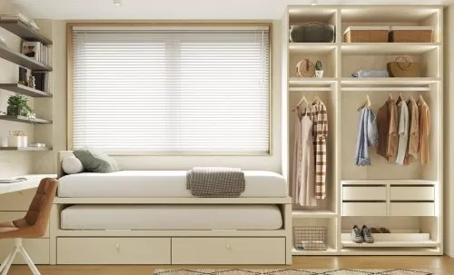 Vestidor de madera