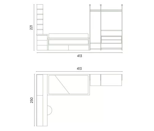 Medidas de este dormitorio