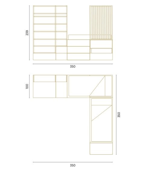 Medidas de este dormitorio juvenil