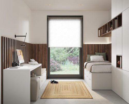Dormitorio juvenil muy completo con diferentes opciones a tu alcance