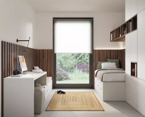 Dormitorio juvenil muy completo con diferentes opciones a tu alcance