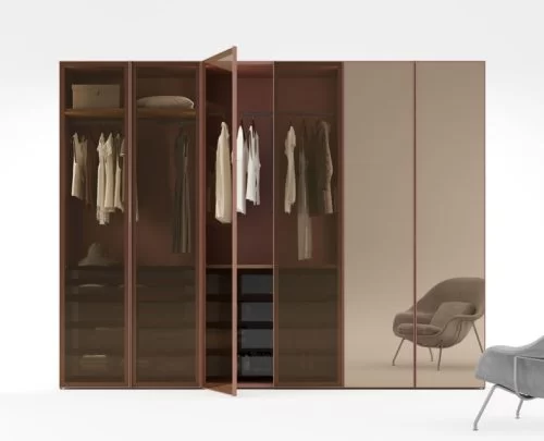 Acabados India & Loira, espejo Bronce, cristal Latón, interior Elegance Line